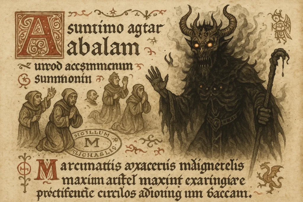 Abalam in a Religious Manuscript