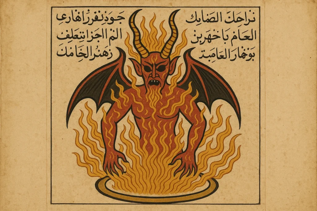 Ifrit in Shams al-Ma’arif Manuscript