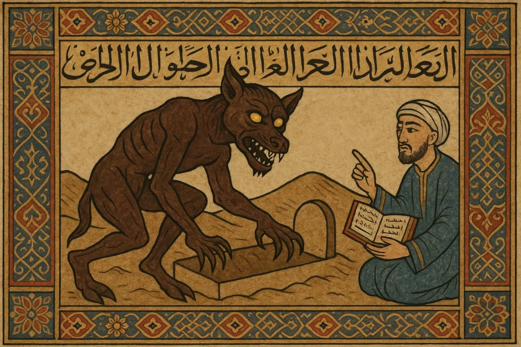 Ghul in an Islamic Manuscript