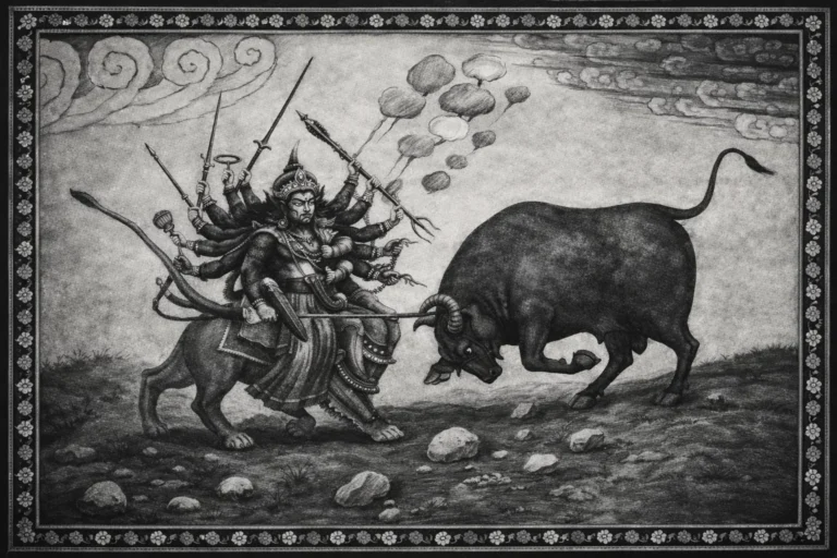 Mahishasura, the buffalo demon