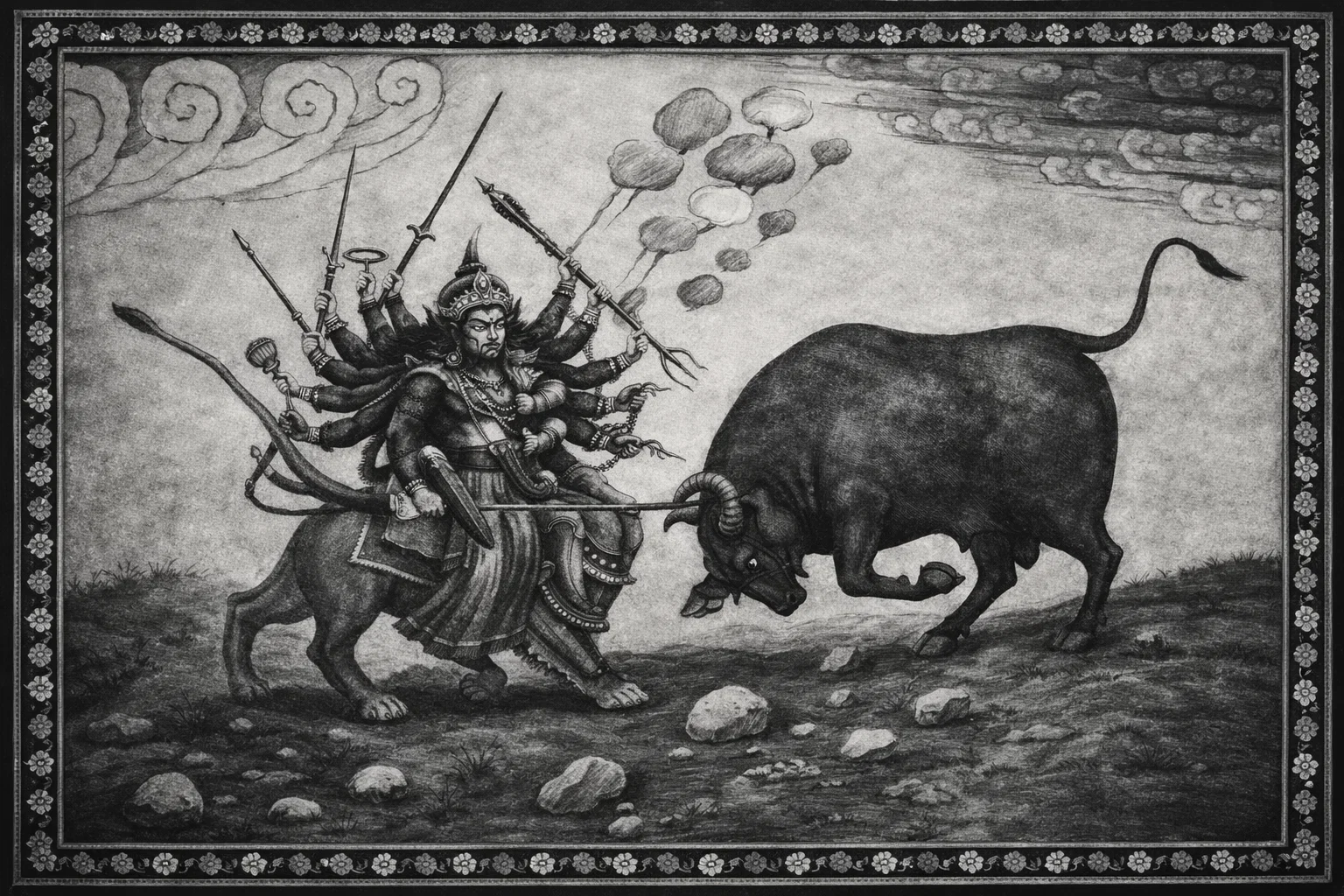 Mahishasura, the buffalo demon