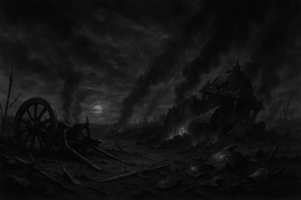 Ruins of Ravana Battlefield After the War
