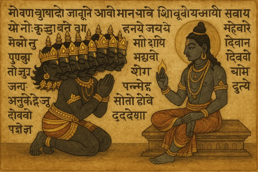 Temple Scroll of Ravana Penance