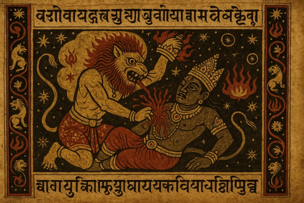 The Death of Hiranyakashipu