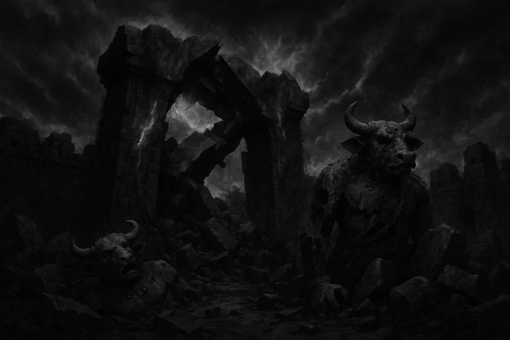 The ruins of an Asura fortress