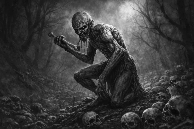 a depiction of the Ghul