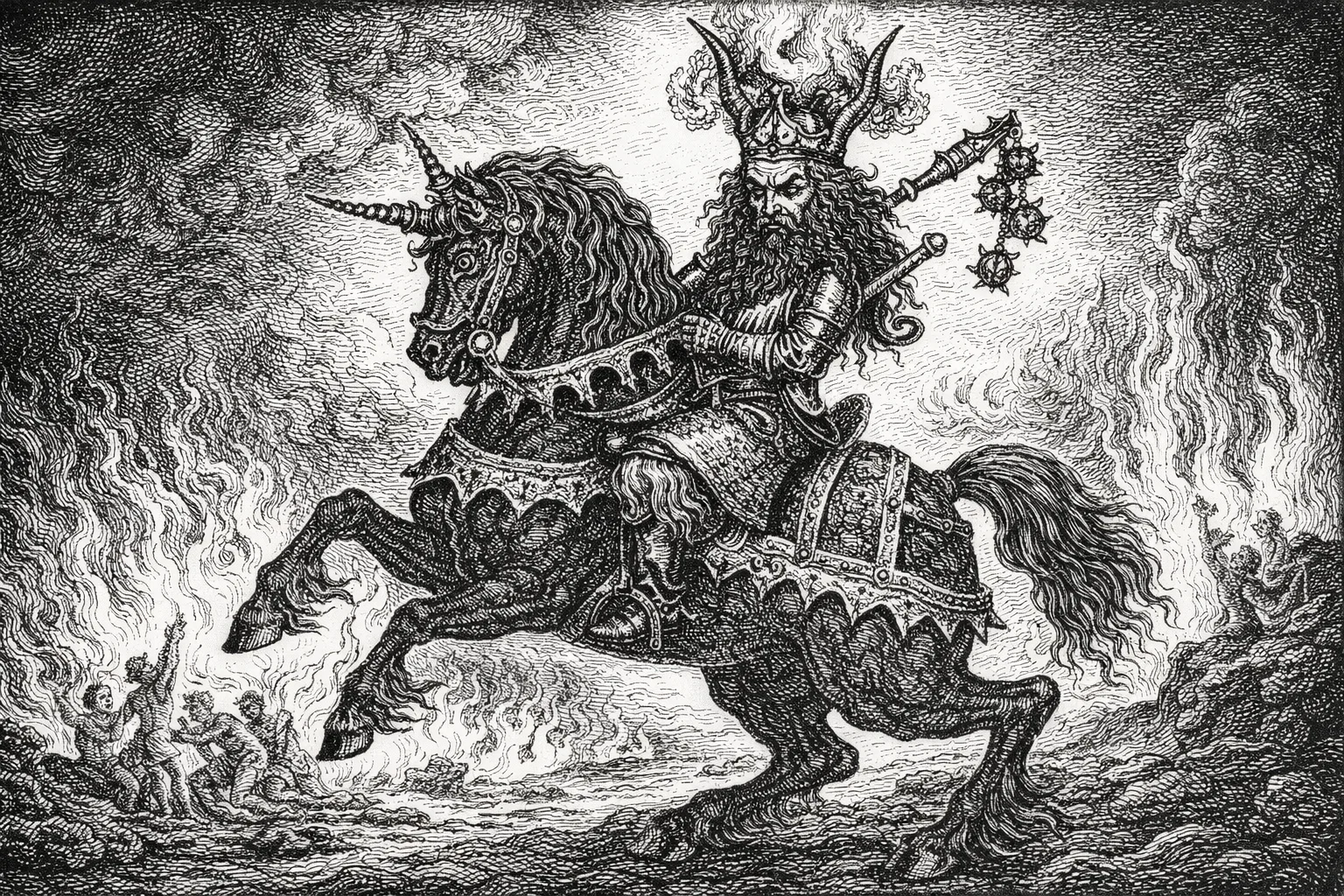 the demon Allocer (Alloces) in the Ars Goetia