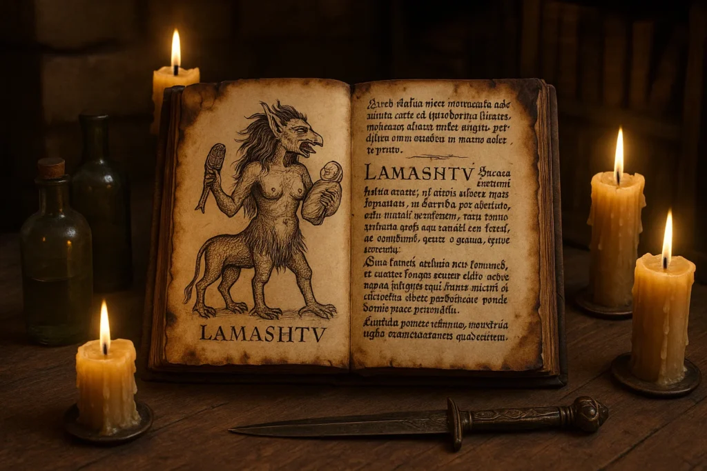 Late Renaissance Grimoire Depiction of Lamashtu
