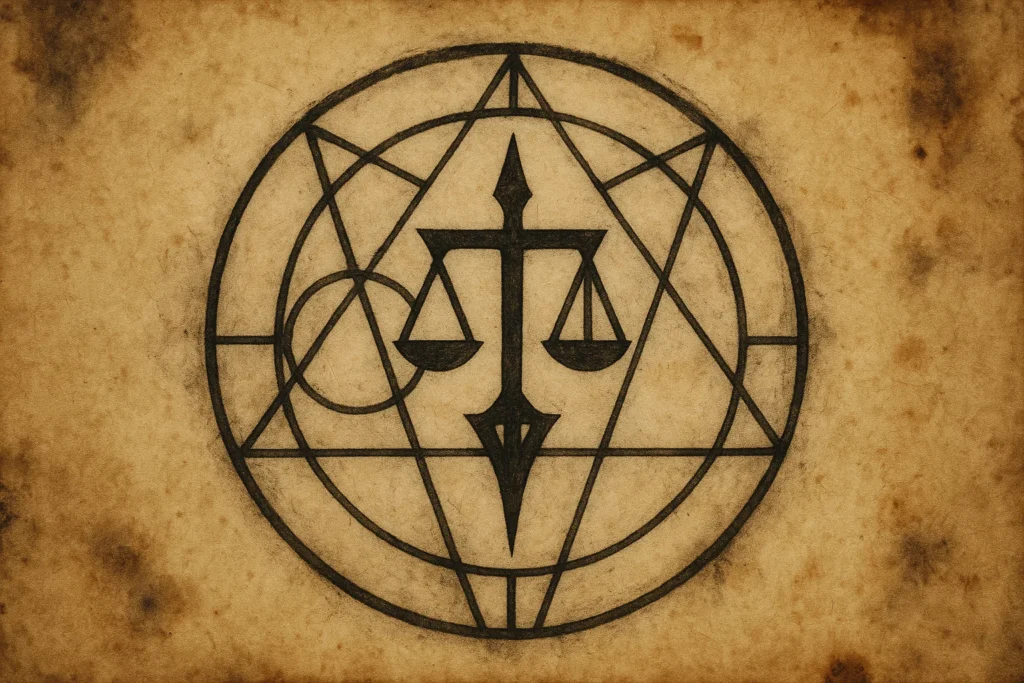 sigil-style emblem for Alastor