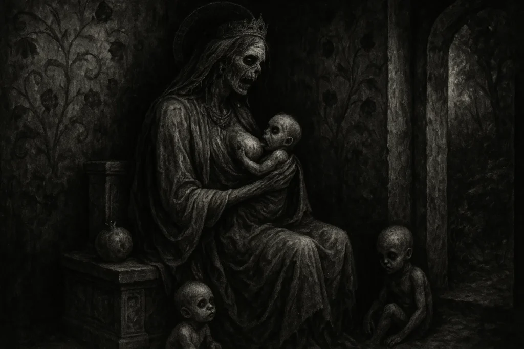 Hariti breastfeeding a child