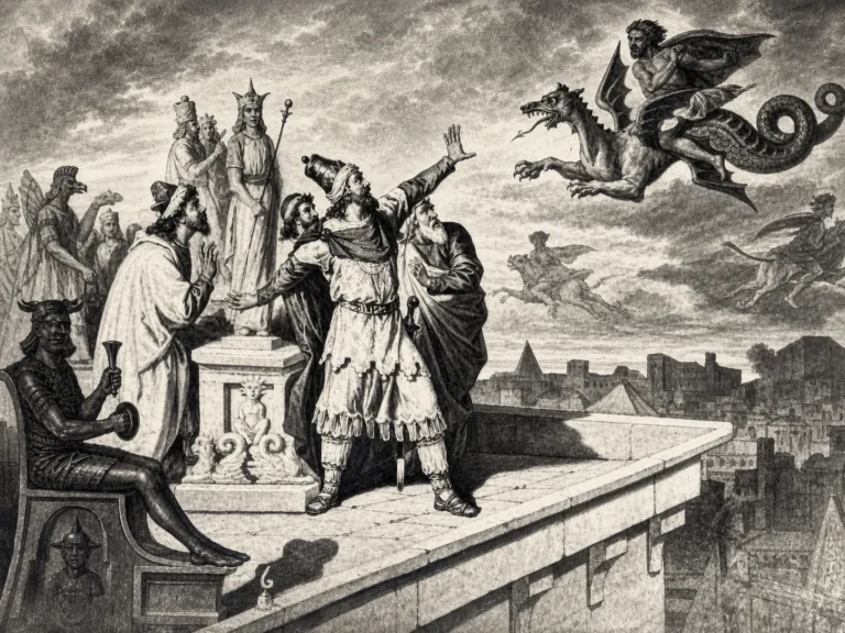 a depiction of Azhi Dahaka