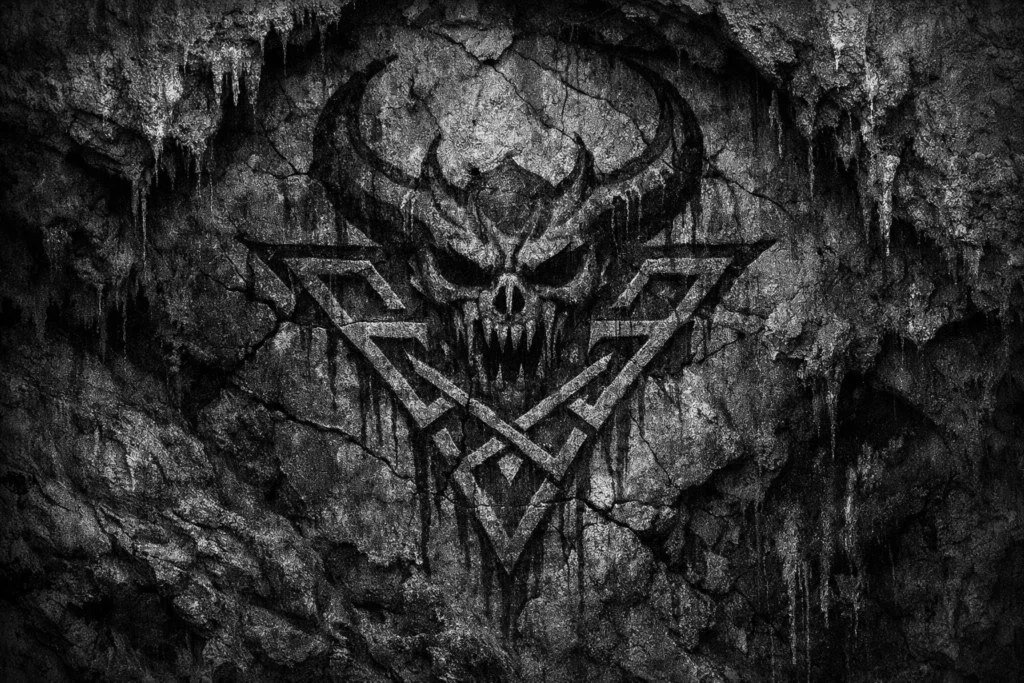 a div carved rock sigil