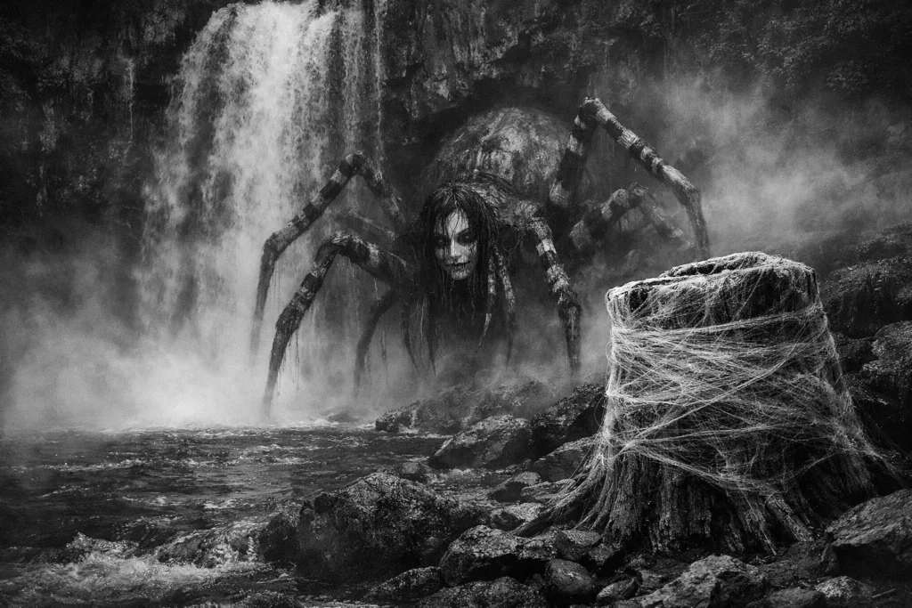 Jorōgumo near Joren Falls