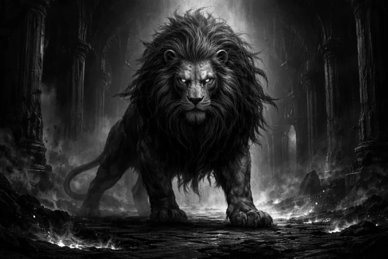 Barbas: The Lion Demon Who Spreads Disease