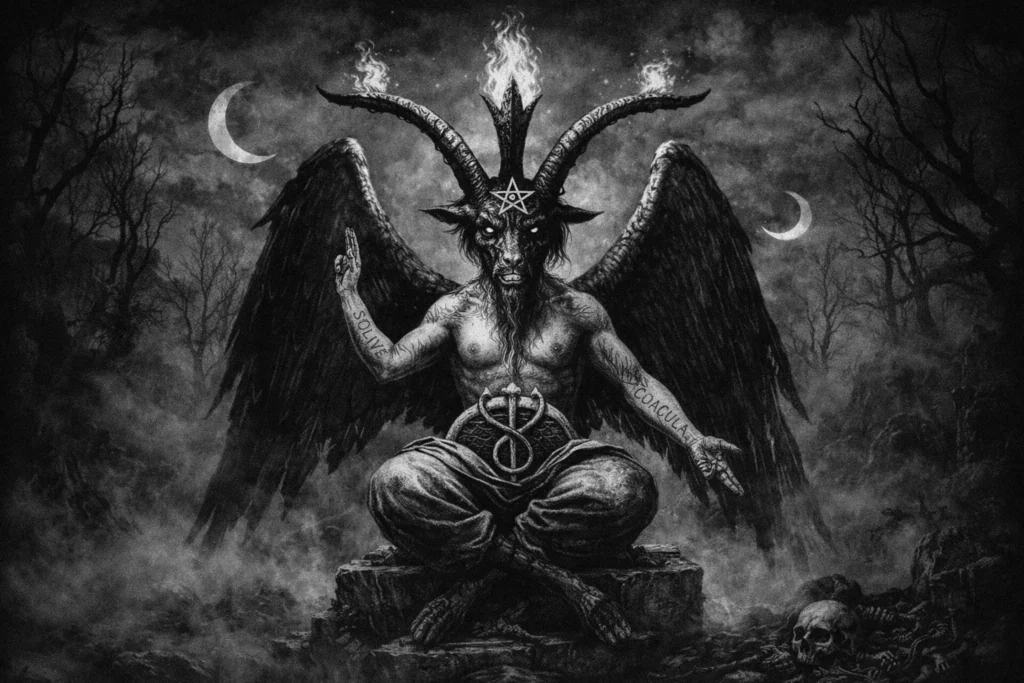 a representation of the demon Baphomet